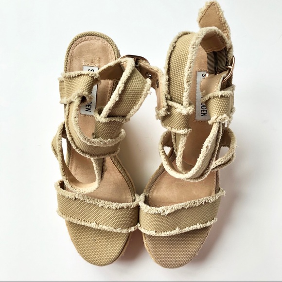 Steve Madden Shoes - Steve Madden Fraid Wedge Platform Sandals